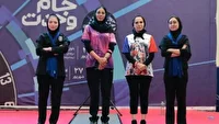 بانوی دارتر خراسان جنوبی بر سکوی نائب قهرمانی کشور